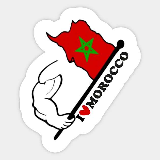 i love you morocco Sticker by angoud